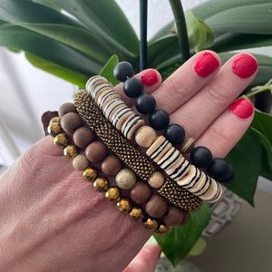 Sisco+Berluti bracelet stack